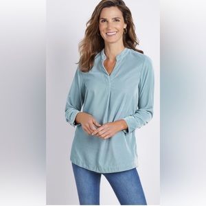 Soft Surroundings Velvet Top